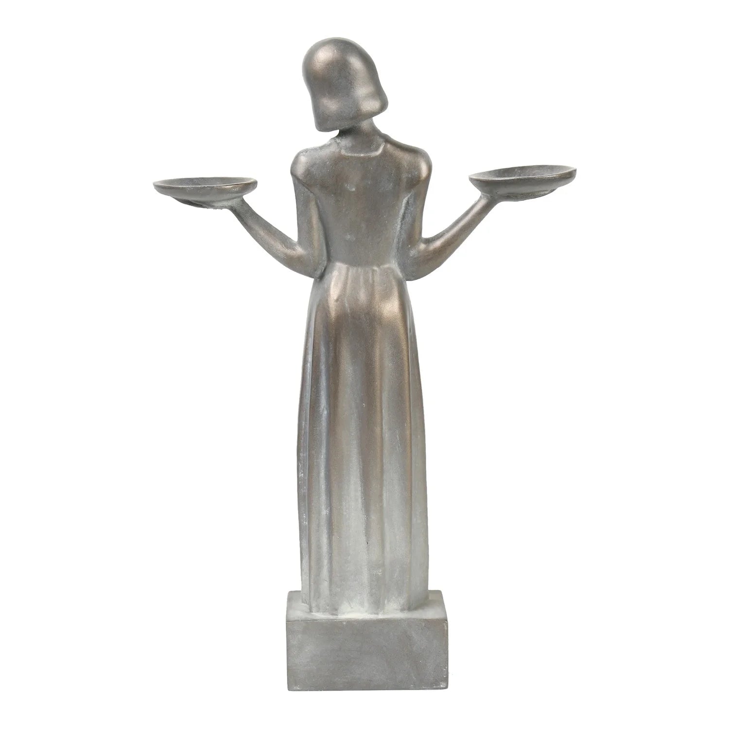 Outdoor Garden Sculpture Bird Girl Statue Large 37" S811071