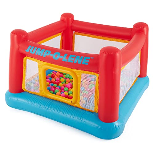 Inflatable Playhouse Trampoline Bounce Castle with Crawl-Thru Door for Kids X9719
