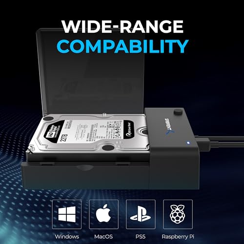USB Type C Dual Docking Station for PCIe NVMe M.2 SSDs with Offline Cloning J274