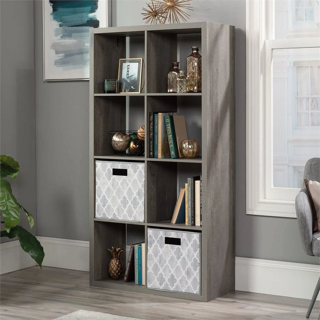 8-Cube Organizer Storage Bookshelf, Mystic Oak Finish B5957