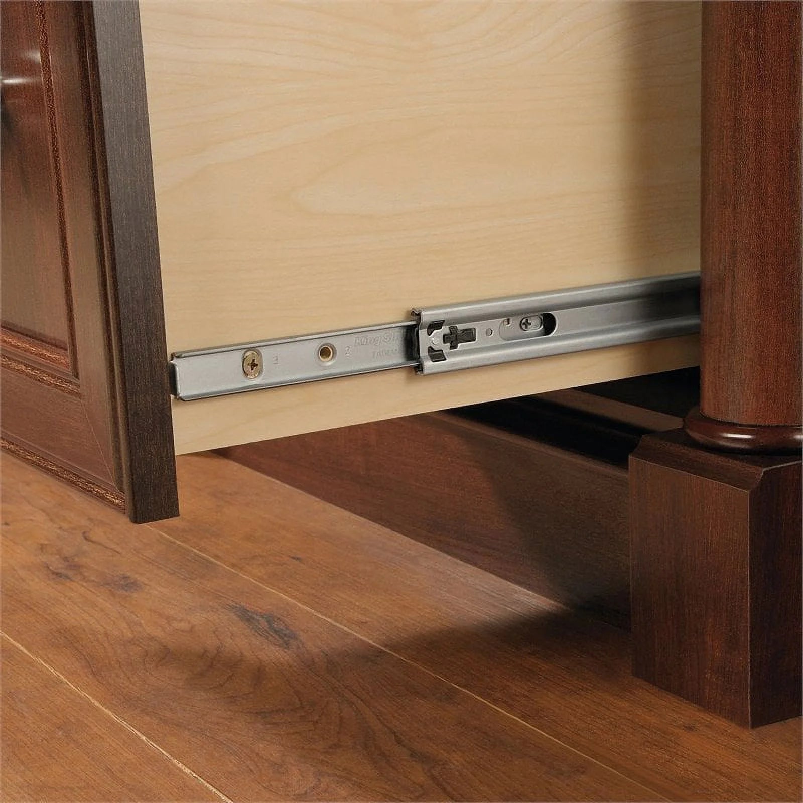 Contemporary Wood Computer Desk with Hutch S454