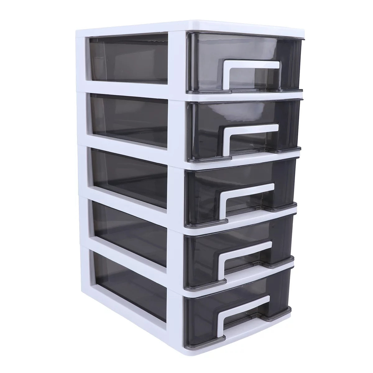 Plastic Five-Layer Storage Cabinet with Drawers F557