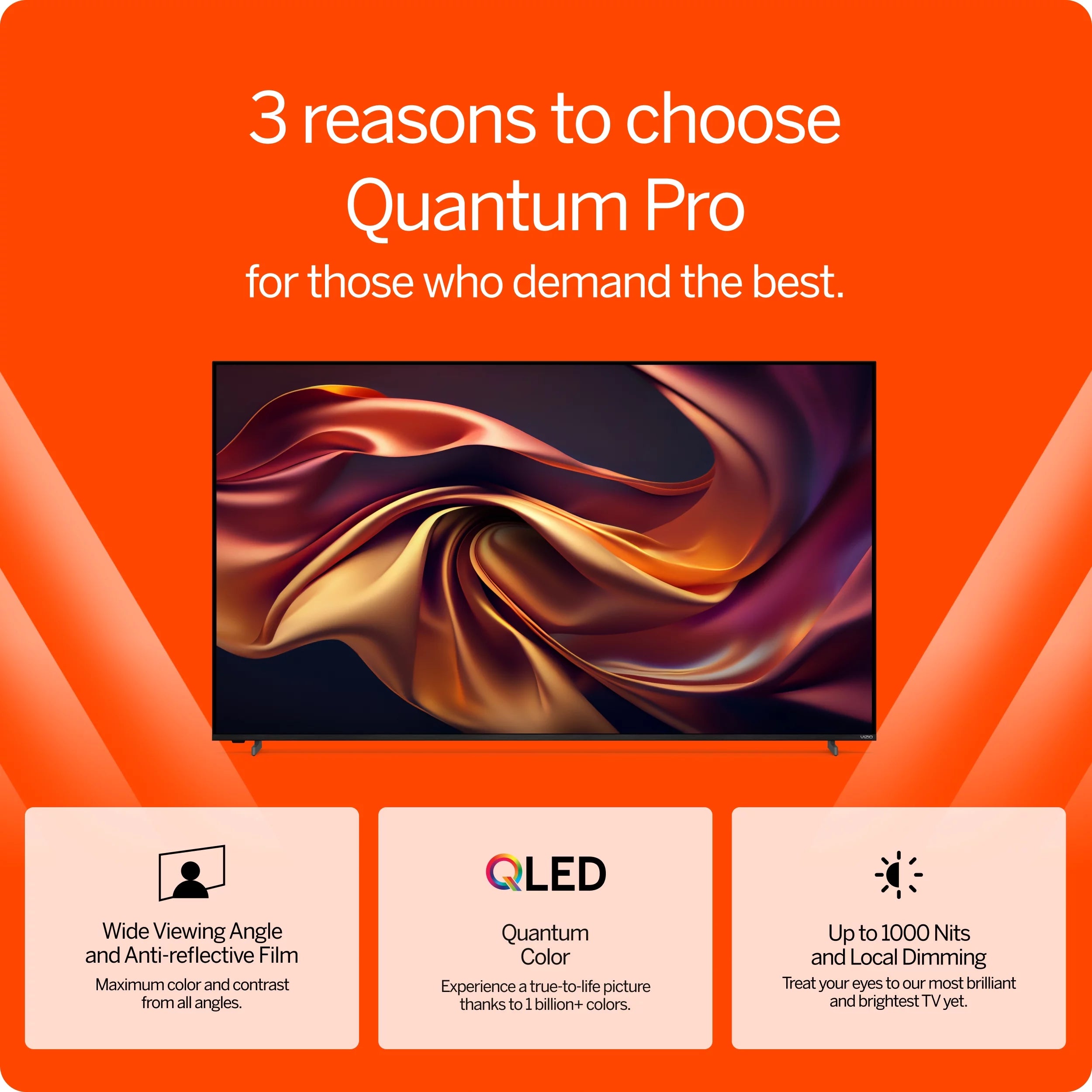 65" Class Quantum Pro 4K QLED HDR 120Hz Smart TV B963786