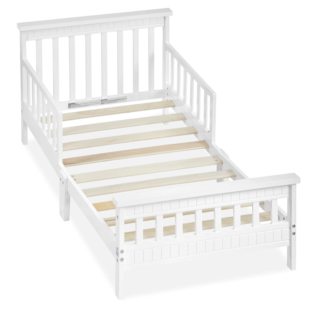 Toddler Bed made with Sustainable Pinewood, White H126