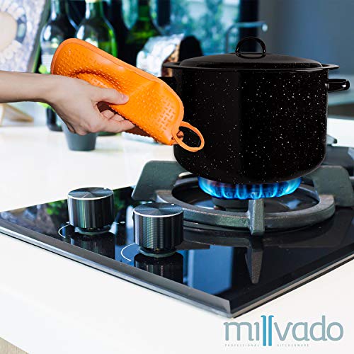 12 Qt Nonstick Stockpot with Lid, Enamel Cookware for Stovetop and Outdoor Cooking U66863