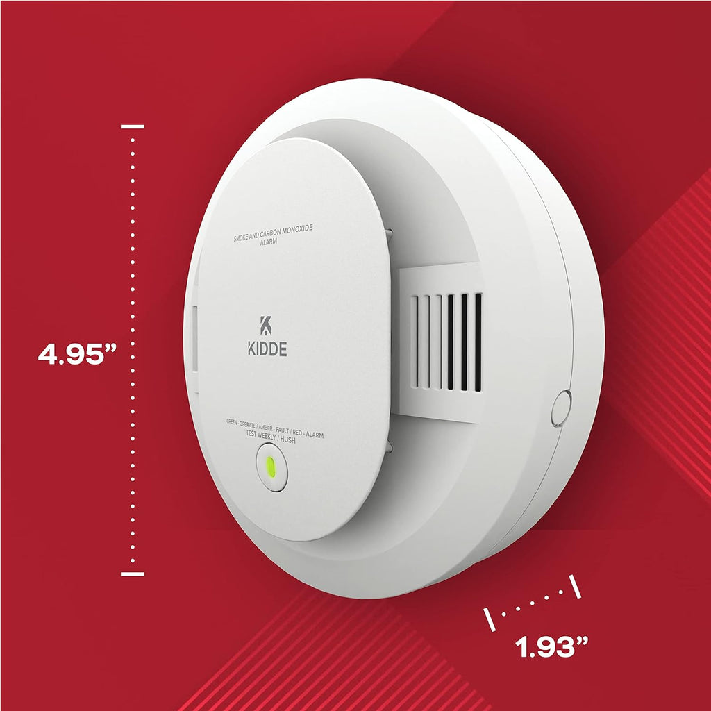 Smoke & Carbon Monoxide Detector, Battery Powered, LED Indicators K835