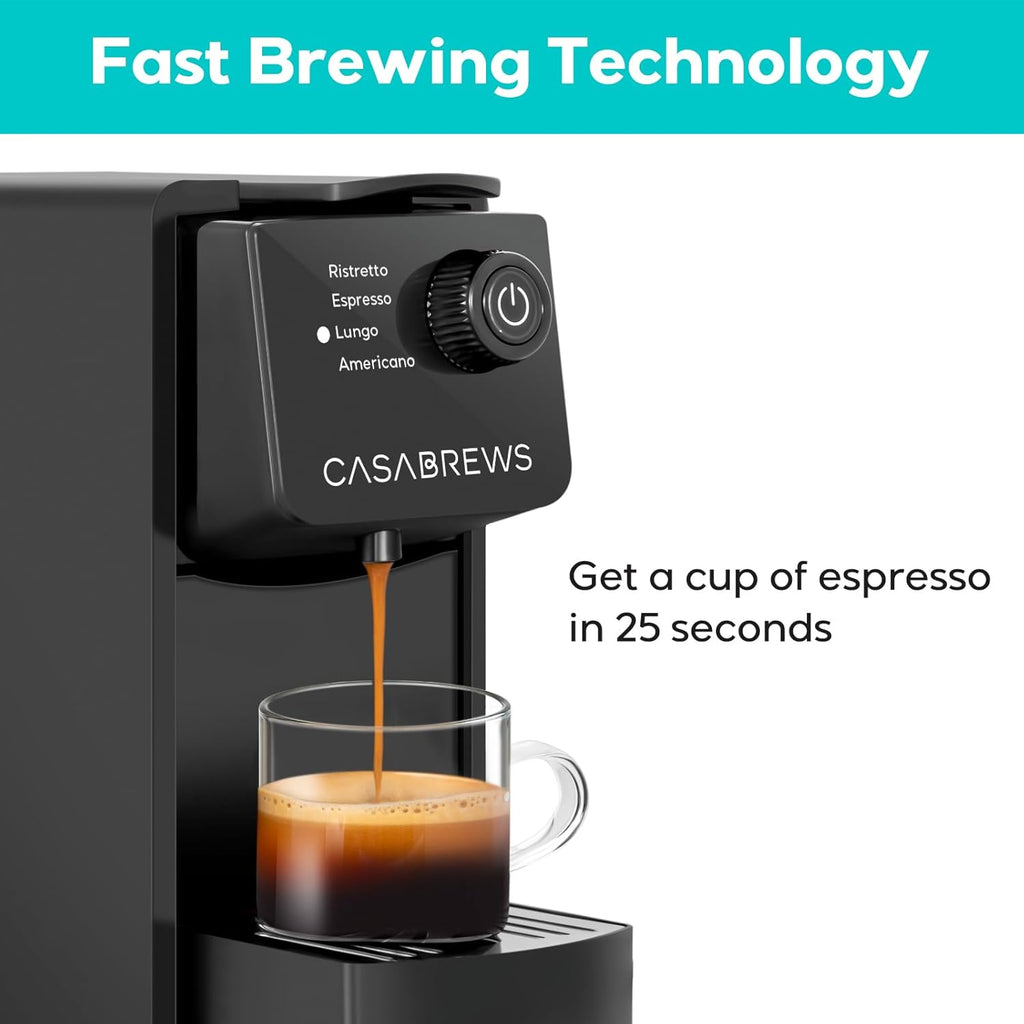 Espresso Machine for Nespresso Original Pods, 20 Bar, Compact Capsule Coffee Maker S54378